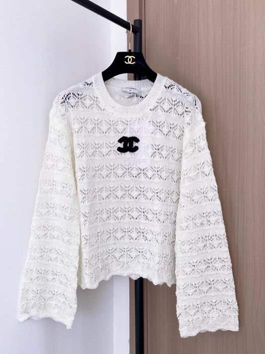 Openwork Knit Sweater