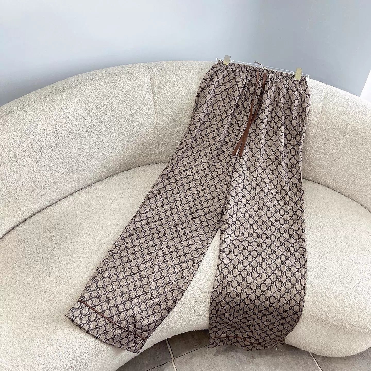 26ss robe-style cardigan + trousers