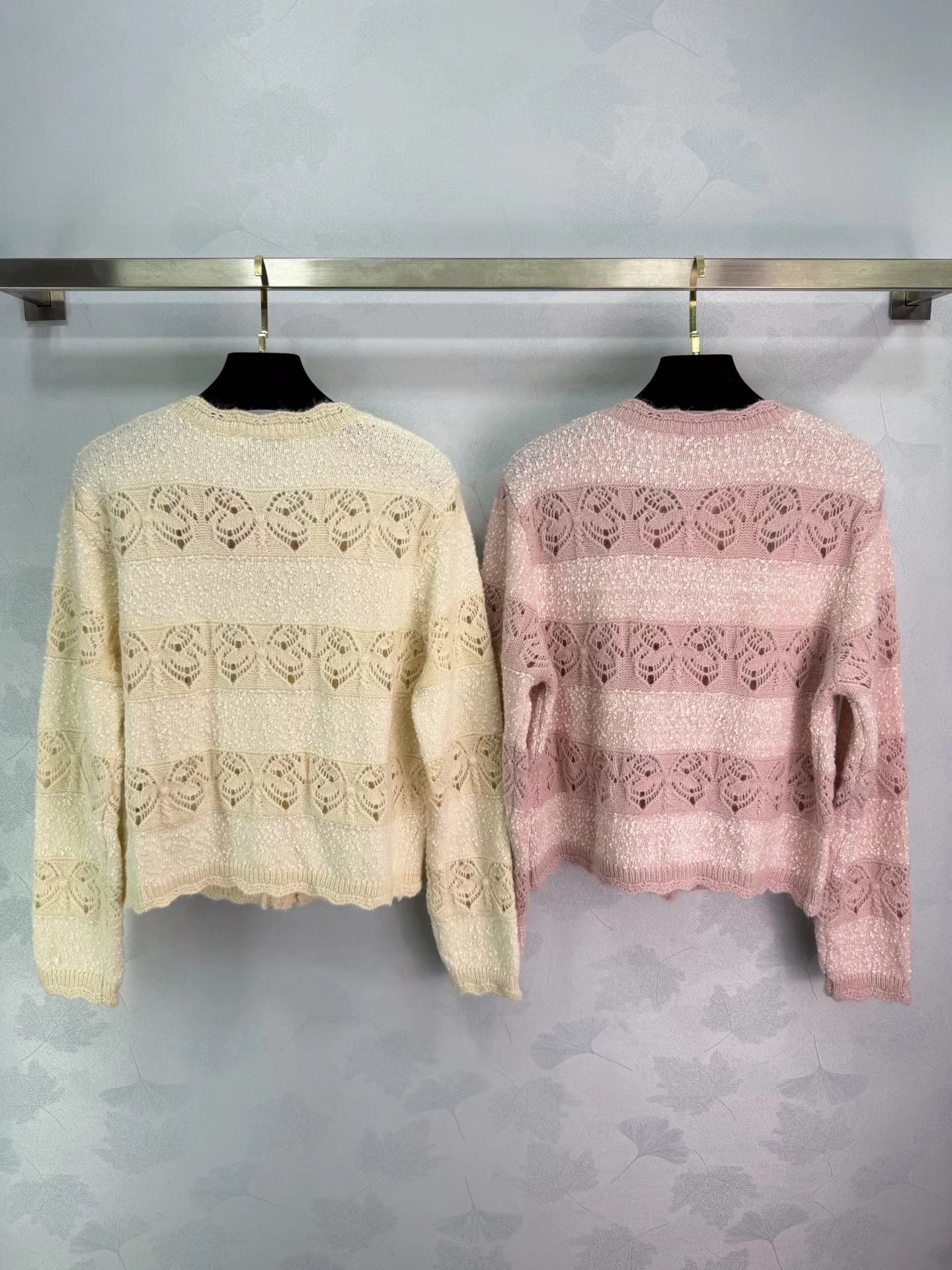 Openwork Knit Cardigan