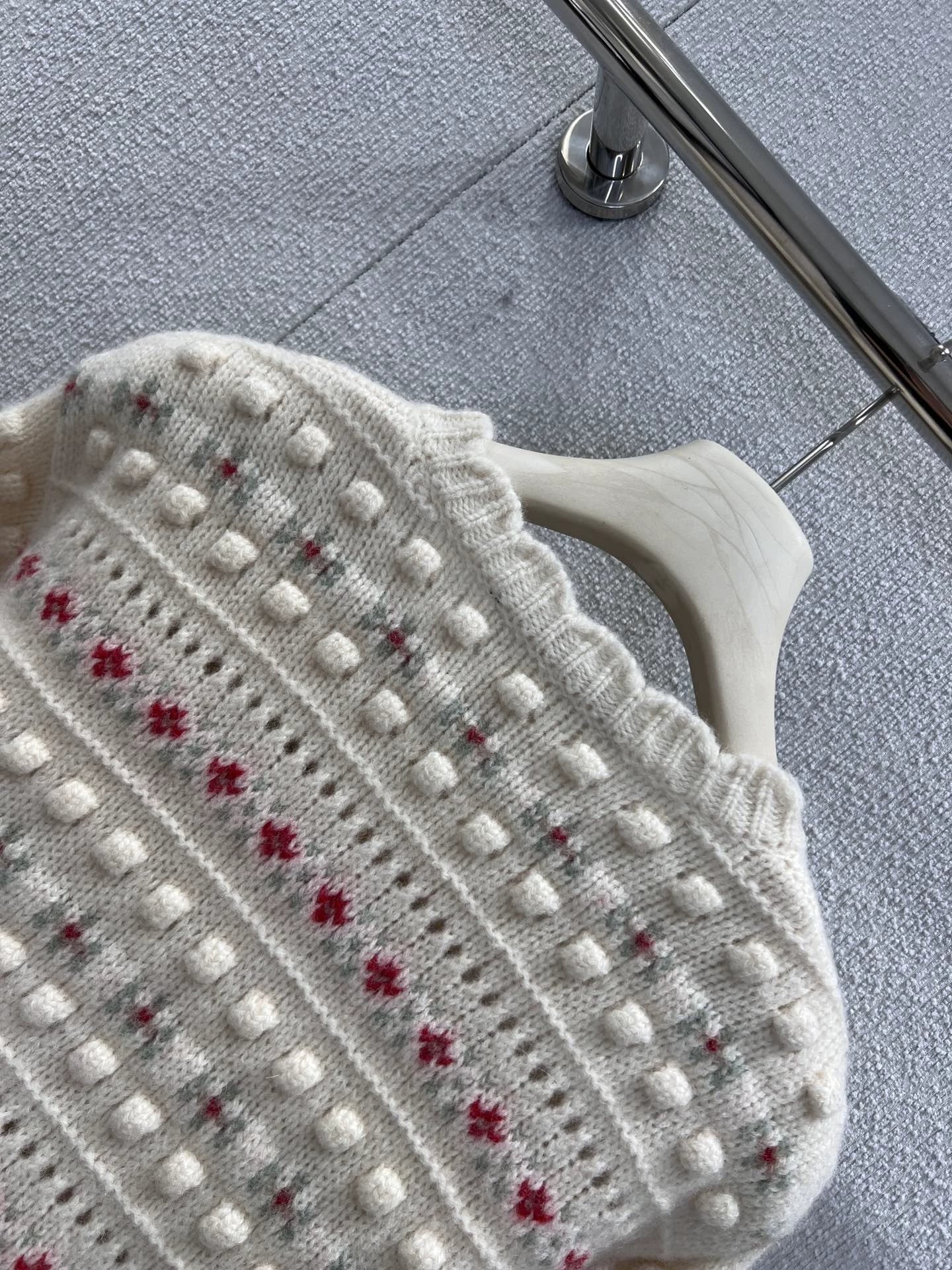 Hand-crocheted cardigan
