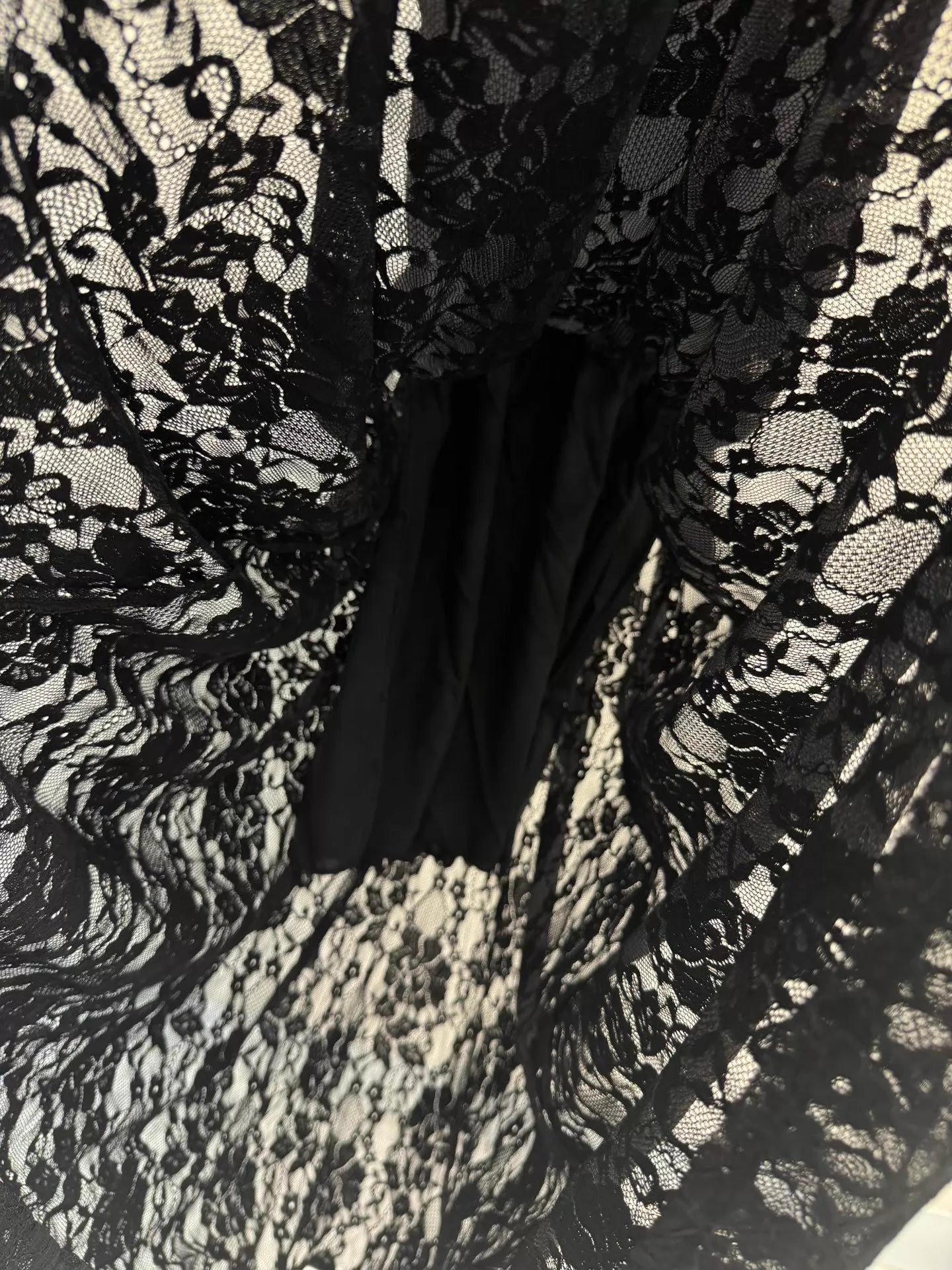 Lace-trimmed Dress