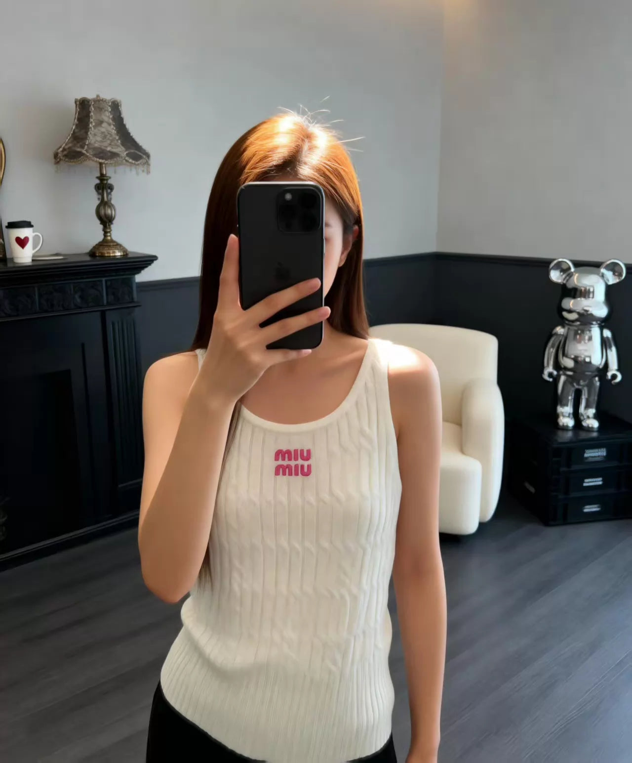 26ss Cable Knit Vest