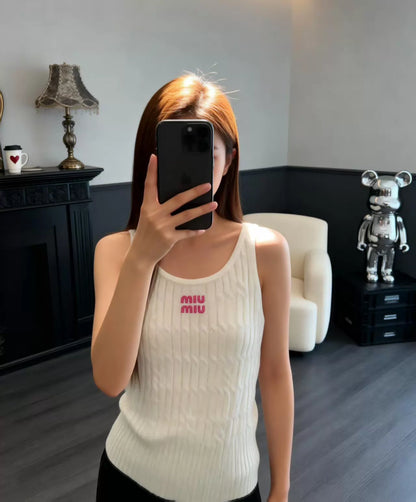 26ss Cable Knit Vest