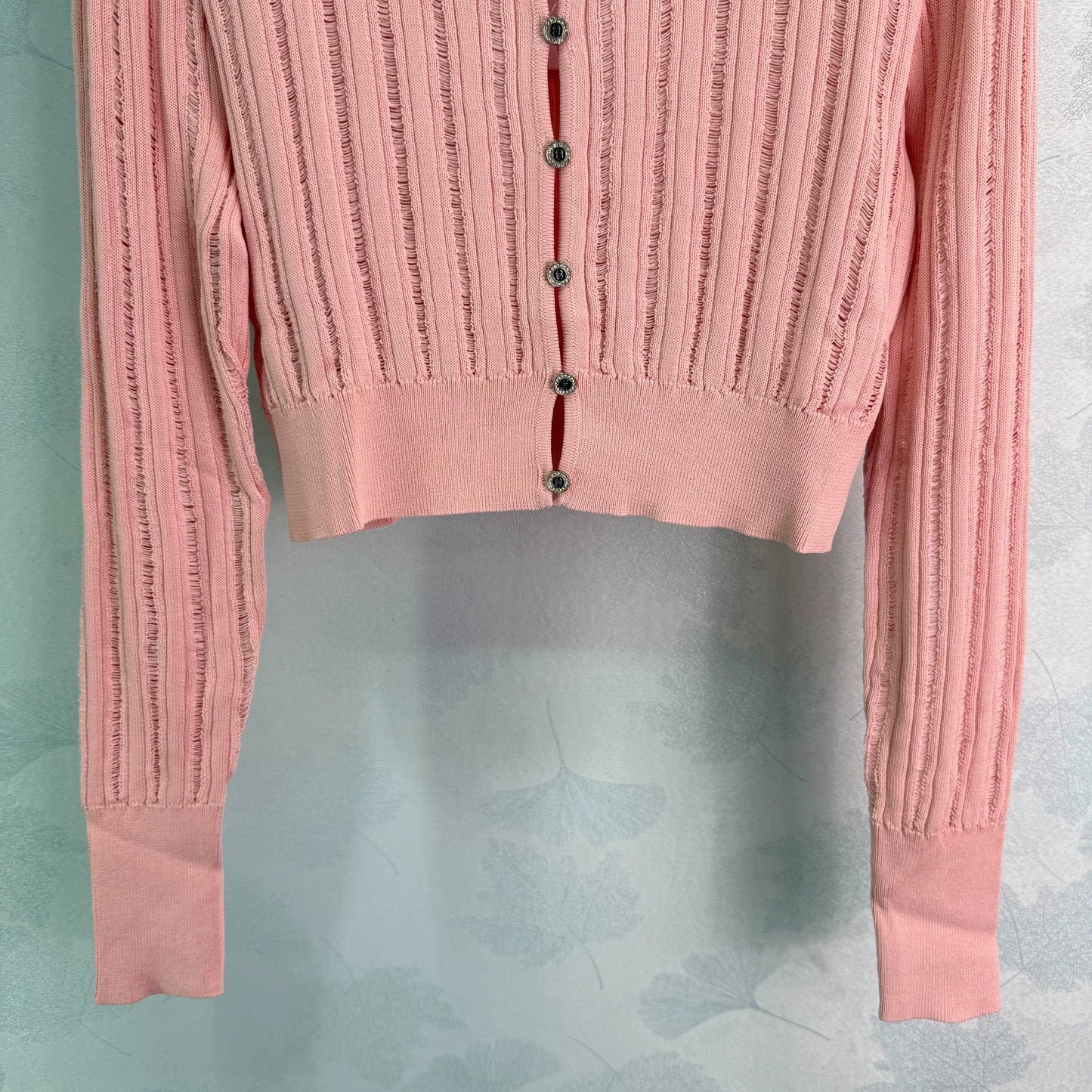 26ss Ribbed Knit Cardigan