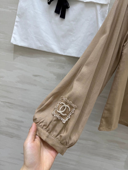 25fw Cotton and linen pleated shirt（Medieval Series）