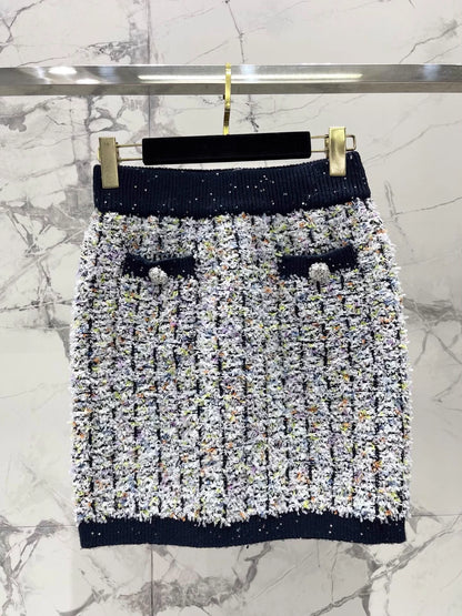 Knitted cardigan/vest/skirt