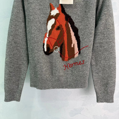 Pony Head Knit Sweater