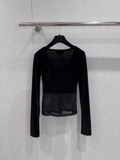 Mesh-paneled base layer