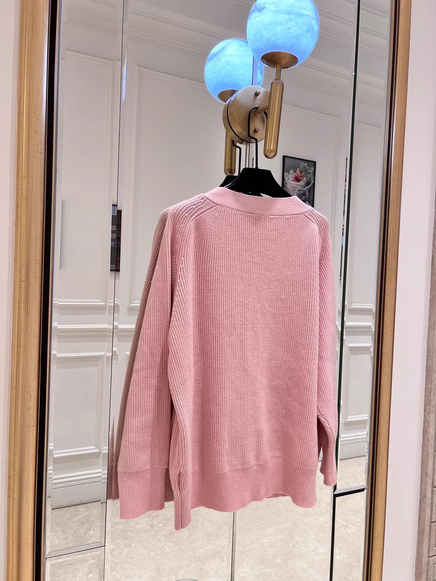 Pink Knit Cardigan