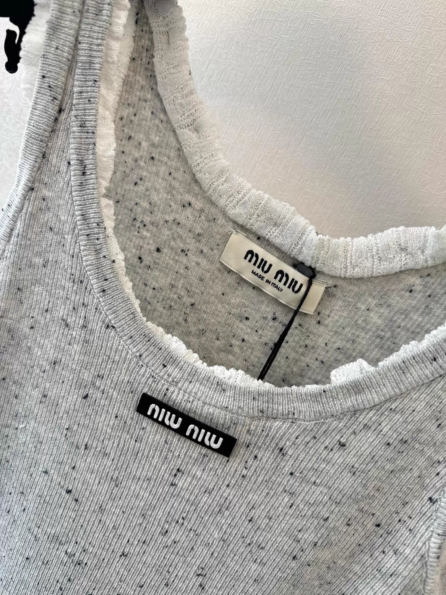 26ss Color-blocked Knitted Vest