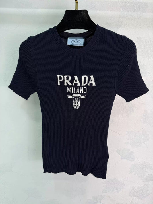 26ss Crew Neck Knit T-Shirt