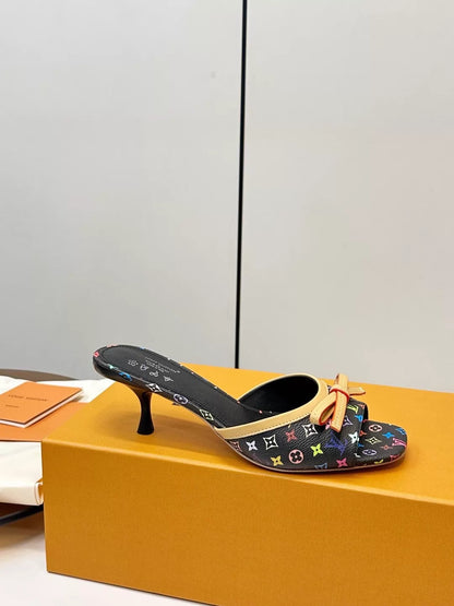 26ss Bow-tie High-Heeled Sandals
