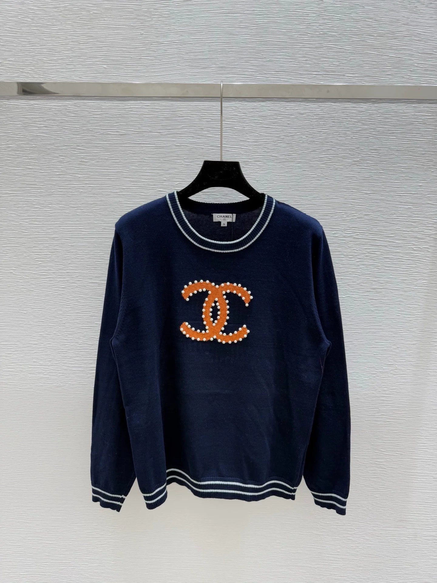 25fw Nail bead sweater