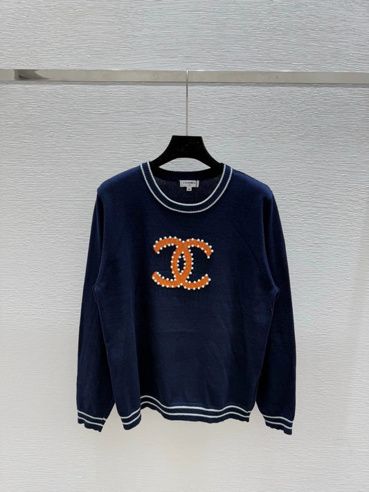 25fw Nail bead sweater