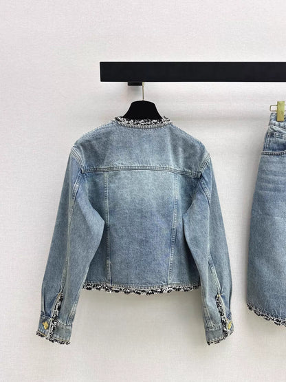 26ss Washed Denim  Jacket / Skirt