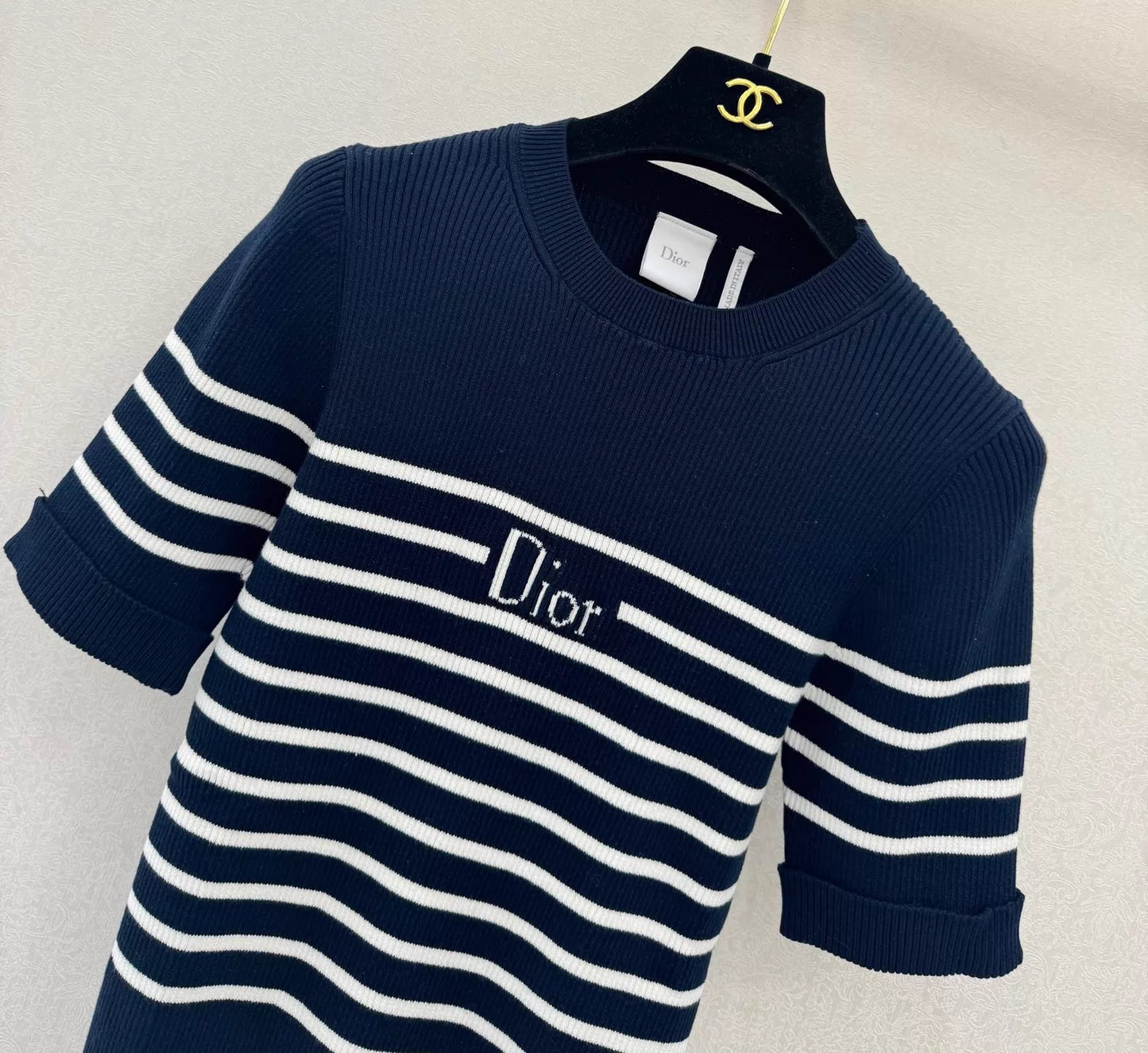 26ss Striped Knit T-Shirt
