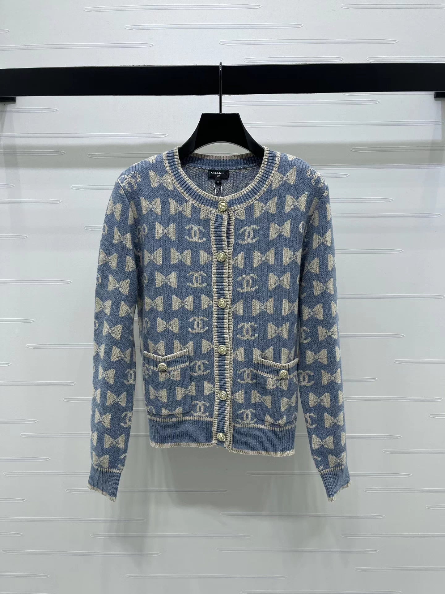 Jacquard Knit Cardigan