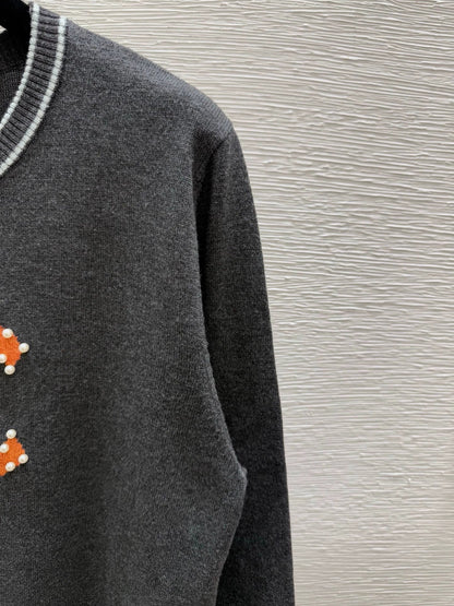 25fw Nail bead sweater