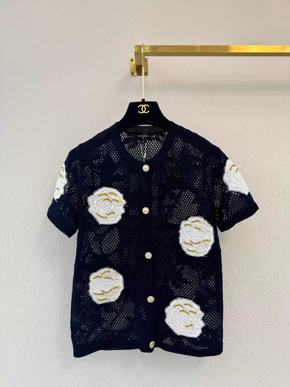 26ss Logo Embroidered T-shirt