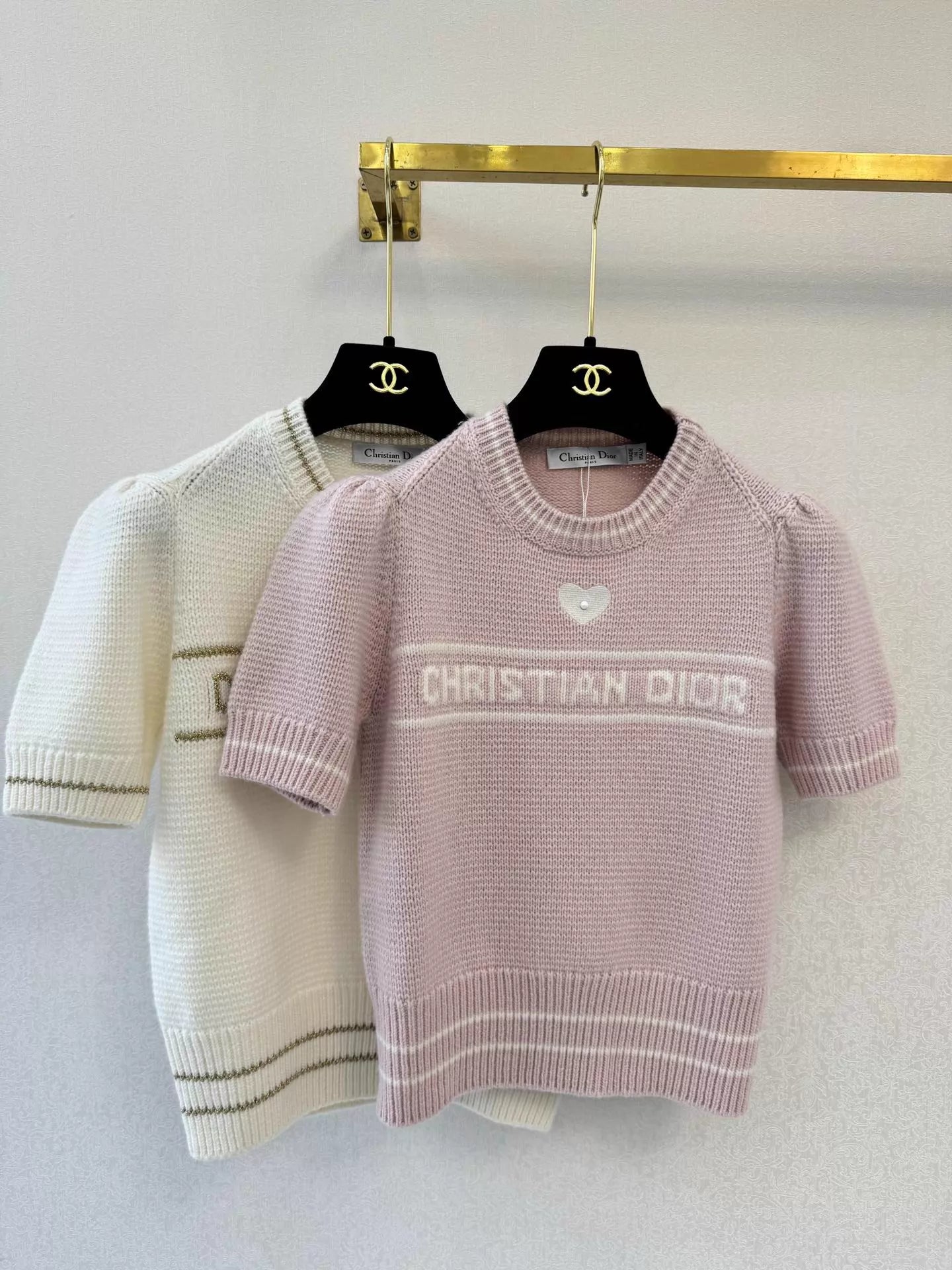 26ss Short-sleeved knit sweater