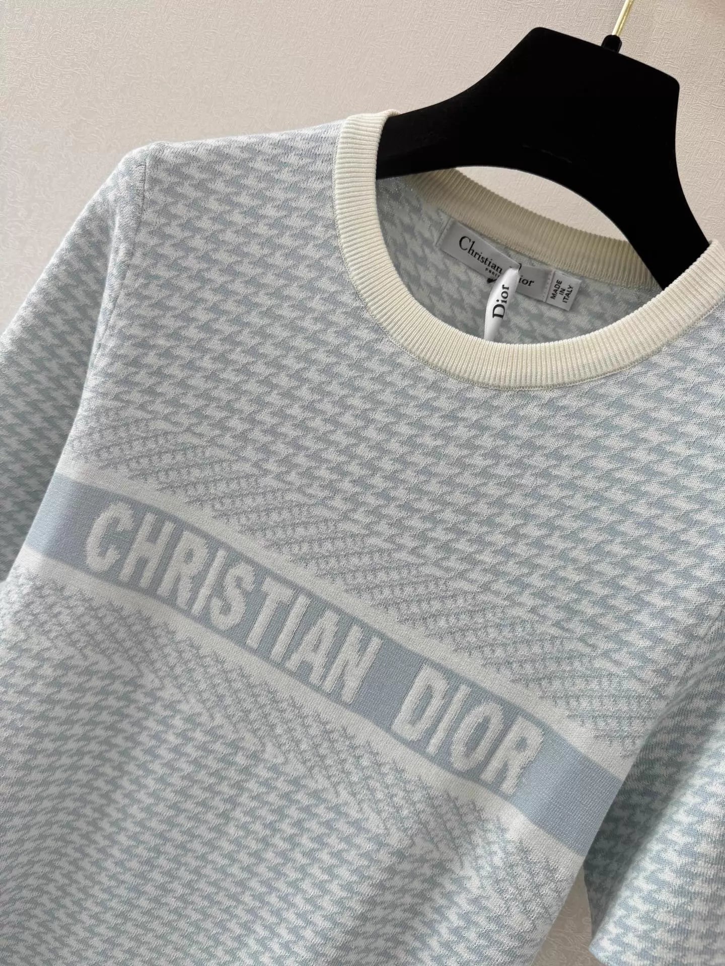 26ss Tweed Knit T-Shirt