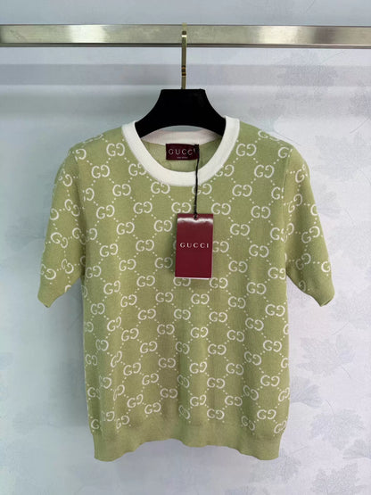26ss Jacquard Knit T-shirt