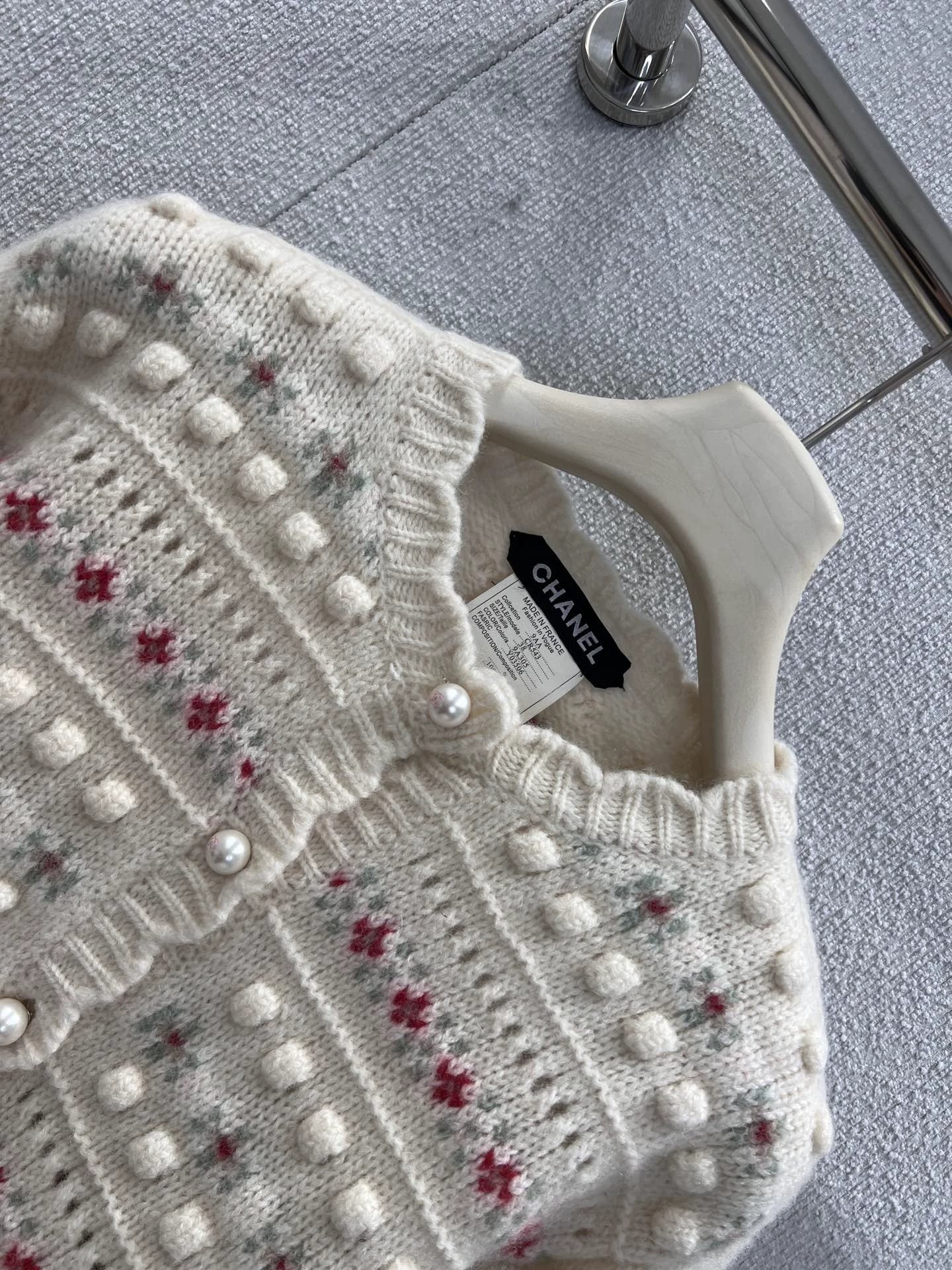 Hand-crocheted cardigan