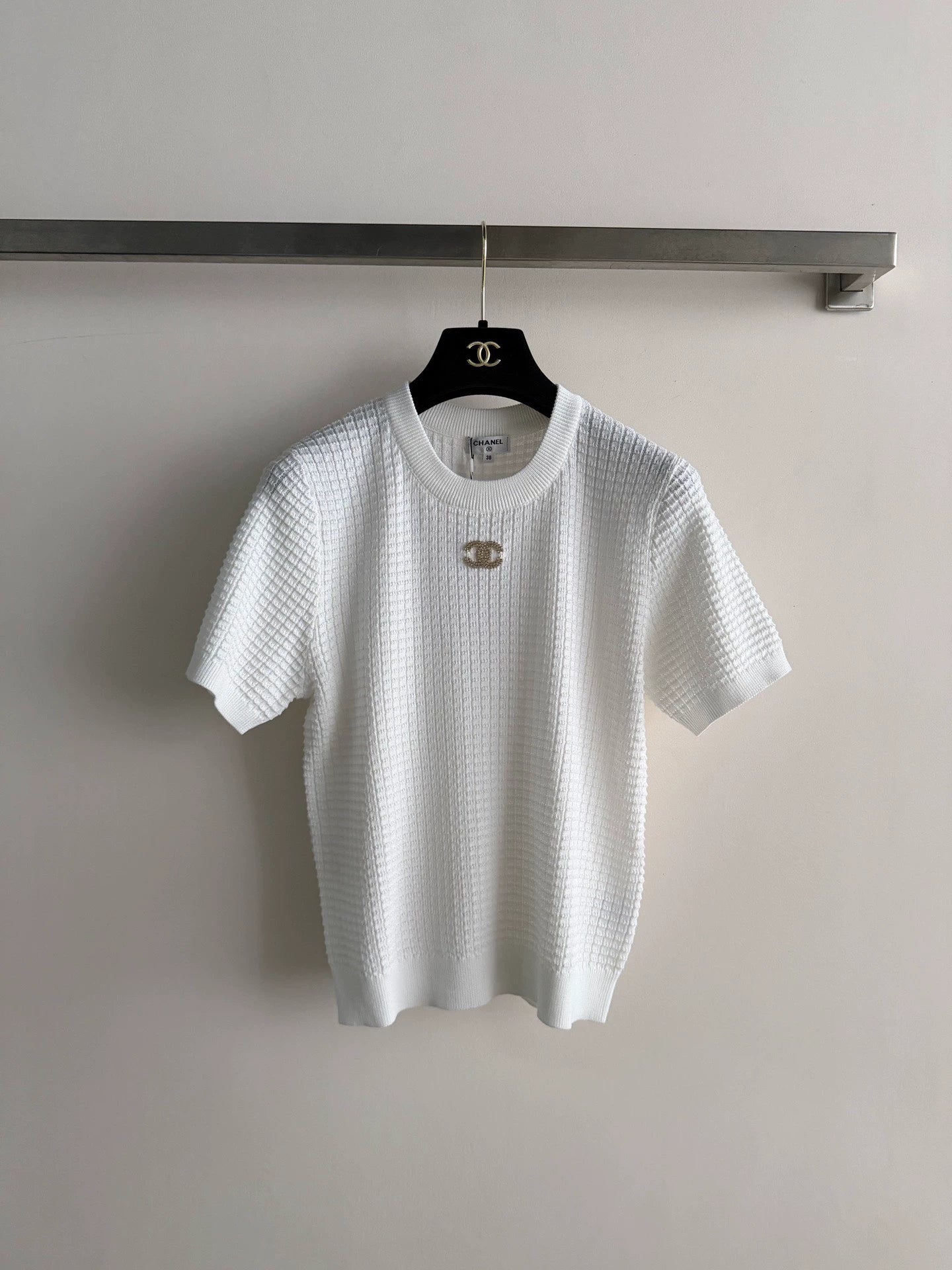 26ss Logo knitted T+shirt