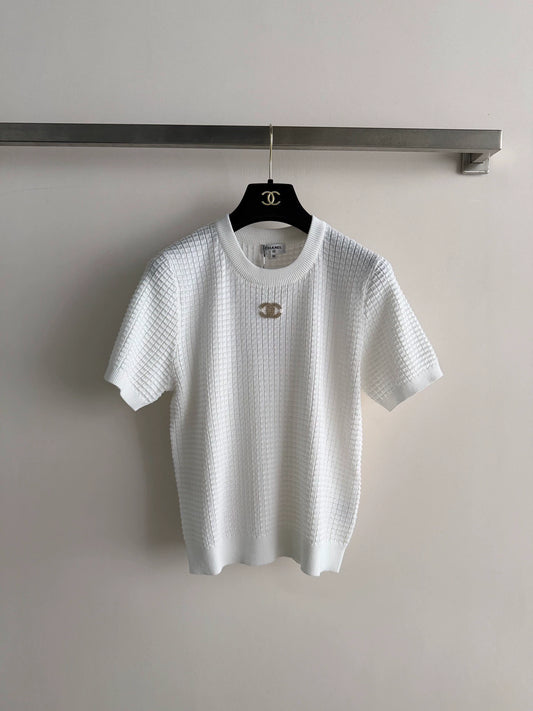 26ss Logo knitted T+shirt