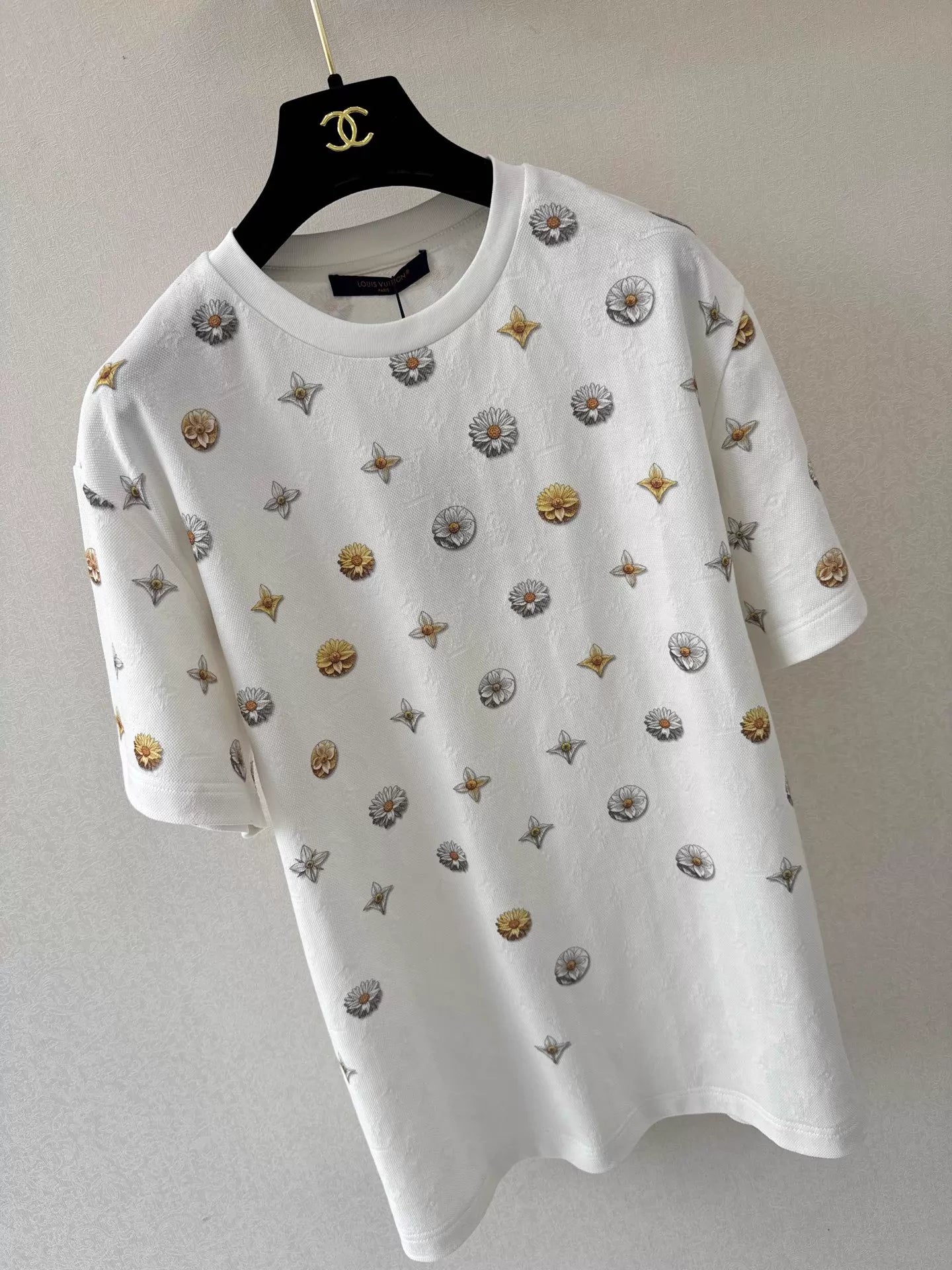 26ss Jacquard Daisy All-Over Print T-Shirt