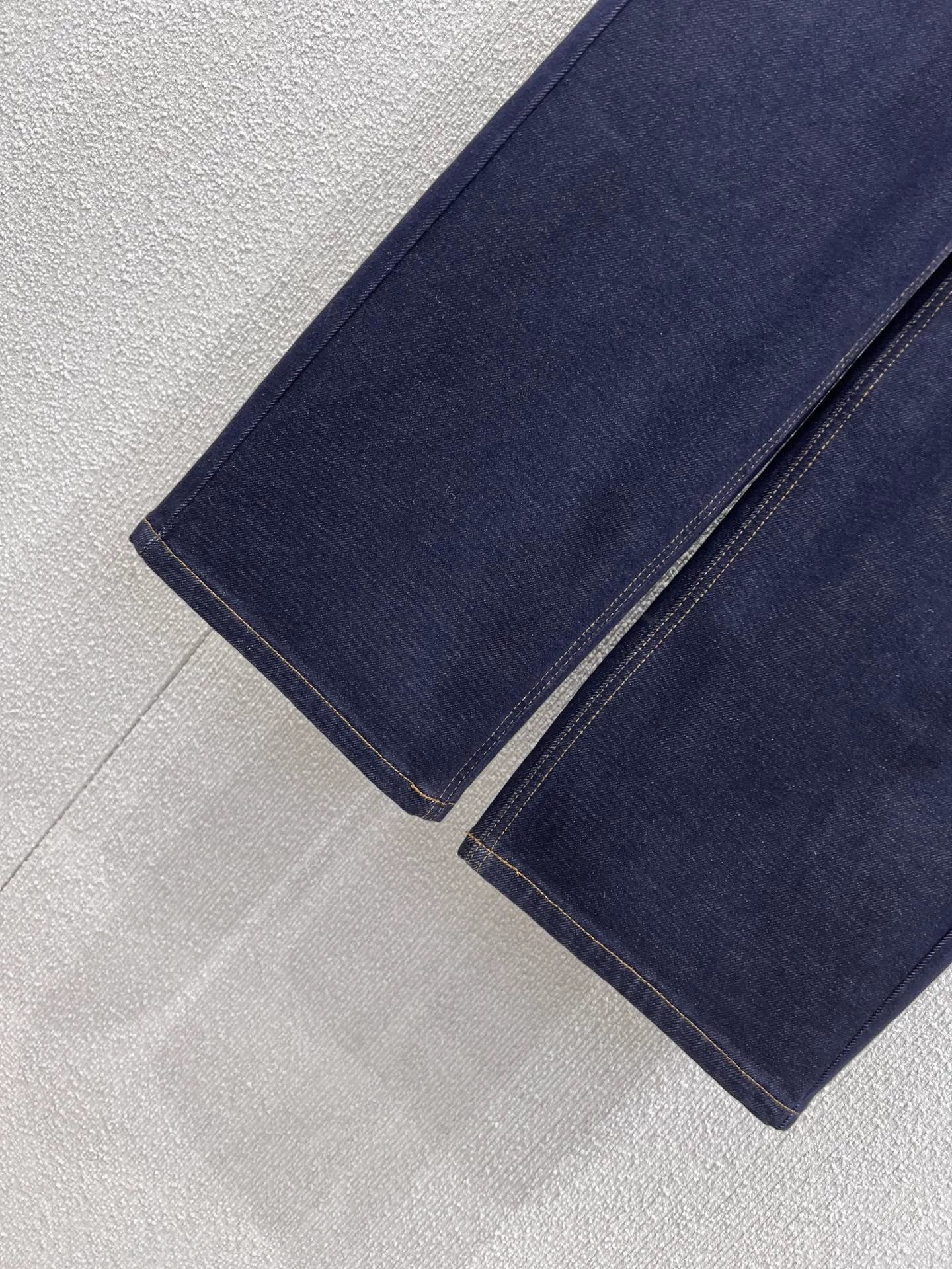 Pocket color-blocked straight leg pants
