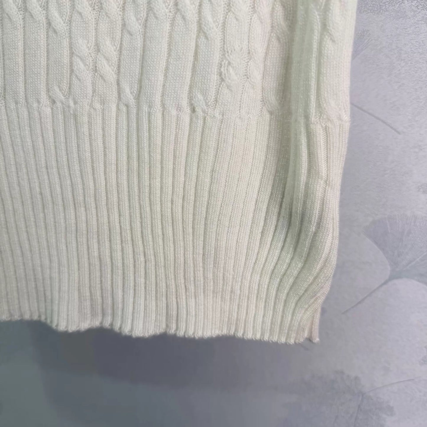 26ss Cable Knit Vest