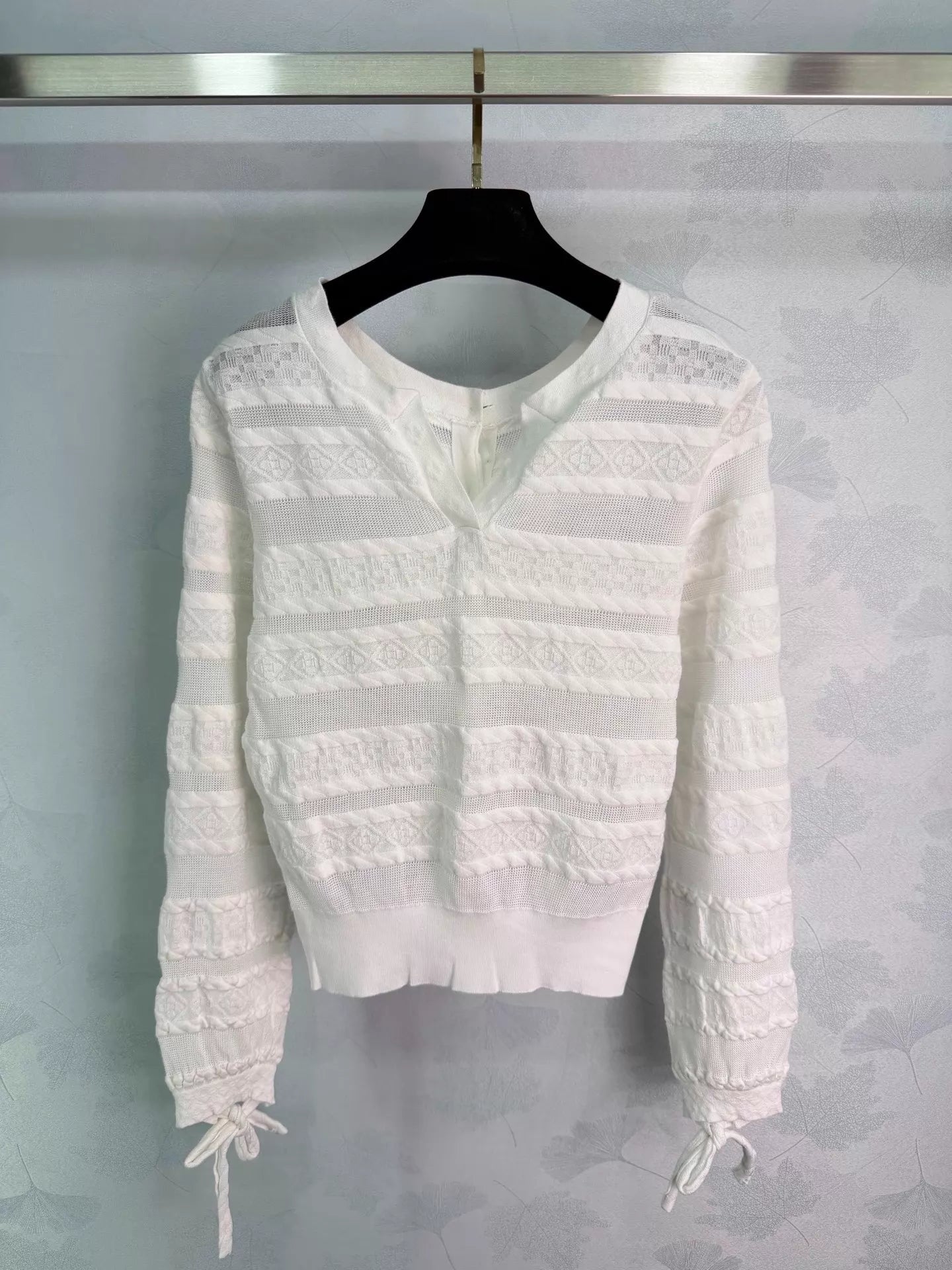 26ss Openwork Knit Cardigan