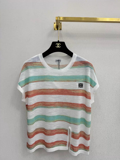 26ss Striped Knit T-shirt