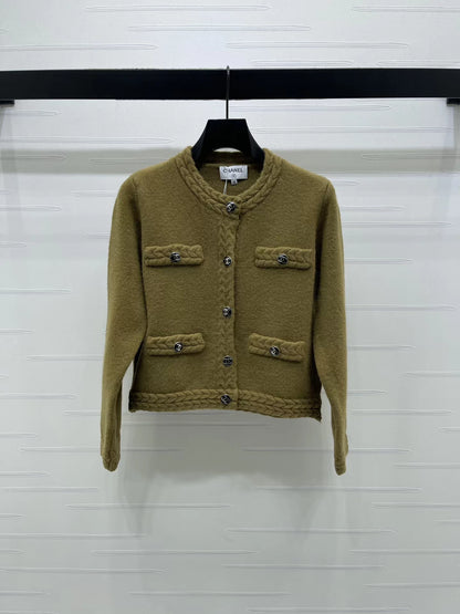 3D Cable Knit Cardigan