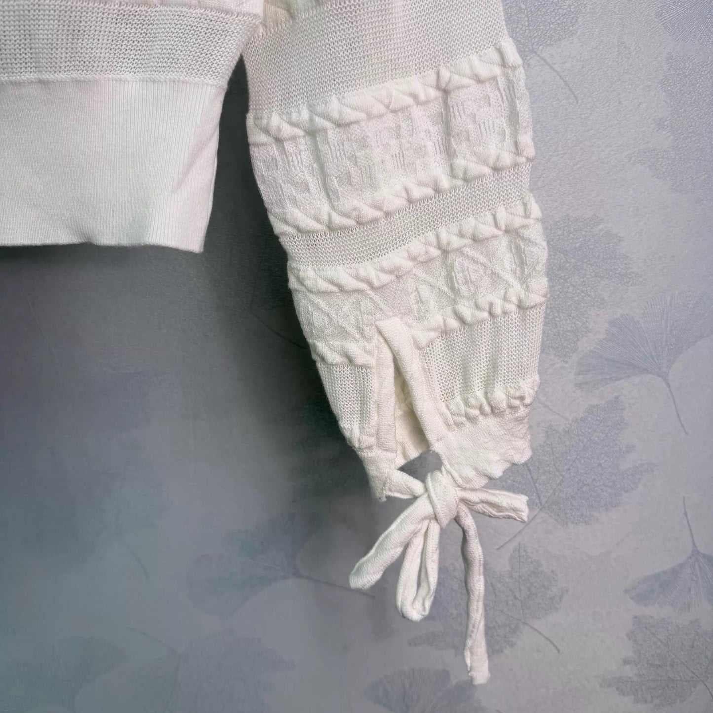 26ss Openwork Knit Cardigan