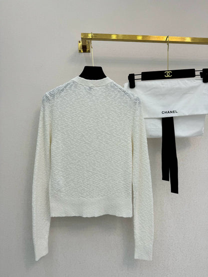 Granular knit cardigan