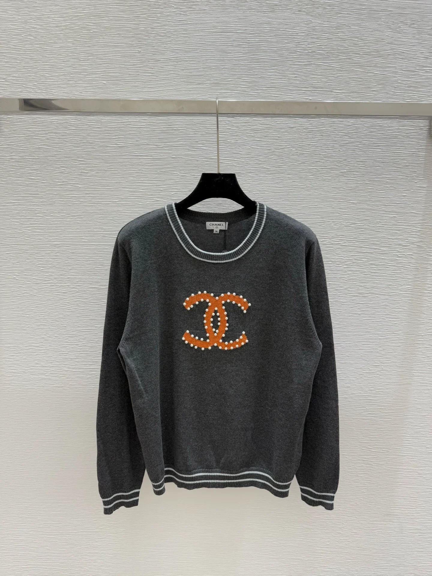 25fw Nail bead sweater