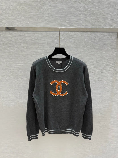 25fw Nail bead sweater