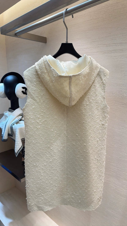 Hooded Sleeveless Dress