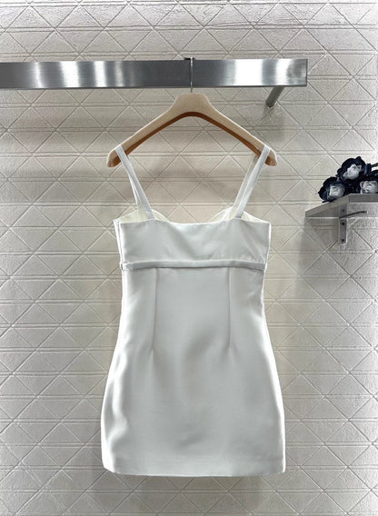 Bow-tie Braided Slip Dress