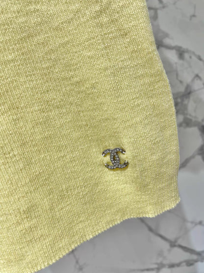 26ss Crew Neck Double C Knit T-Shirt