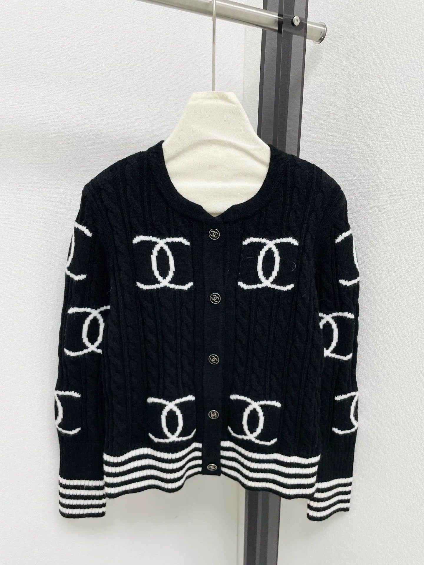 Double C Fried Dough Twists cardigan