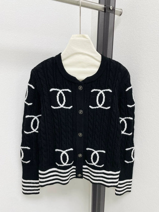 Double C Fried Dough Twists cardigan