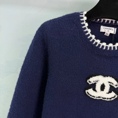 Color-blocked Knit Sweater