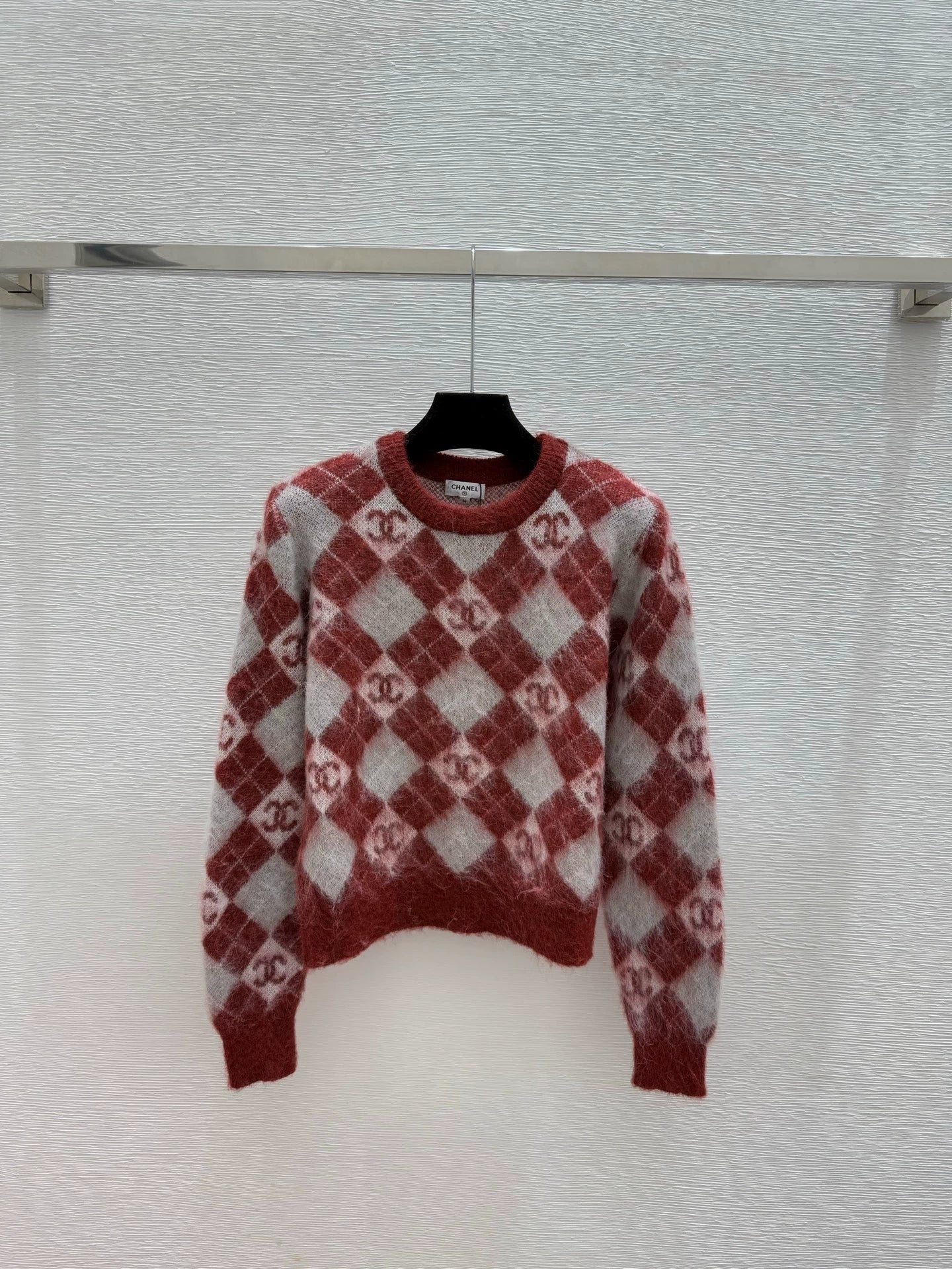 Checkered sweater