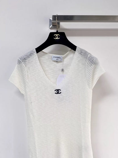 26ss V-neck Knit T-shirt