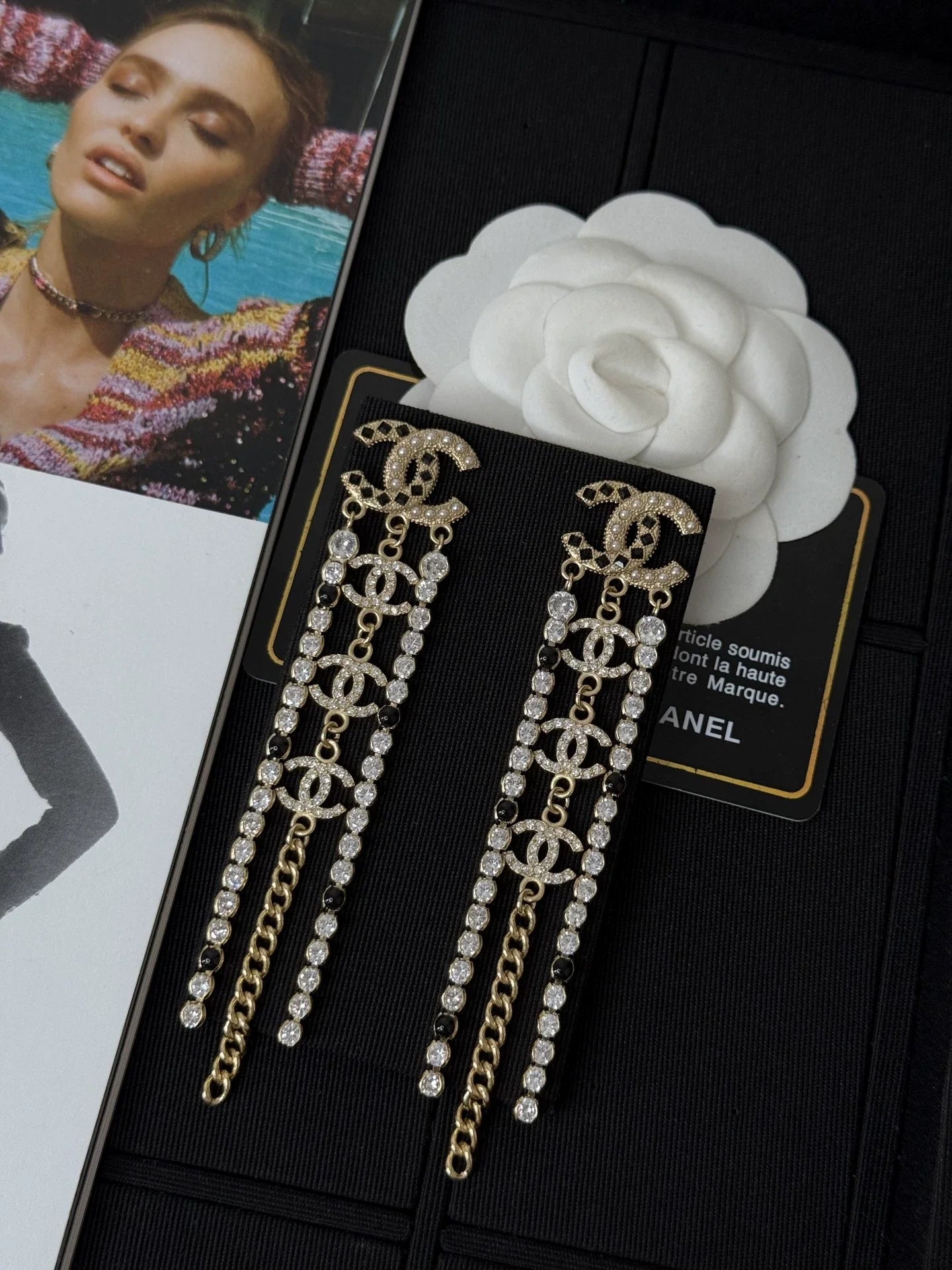 Long earrings