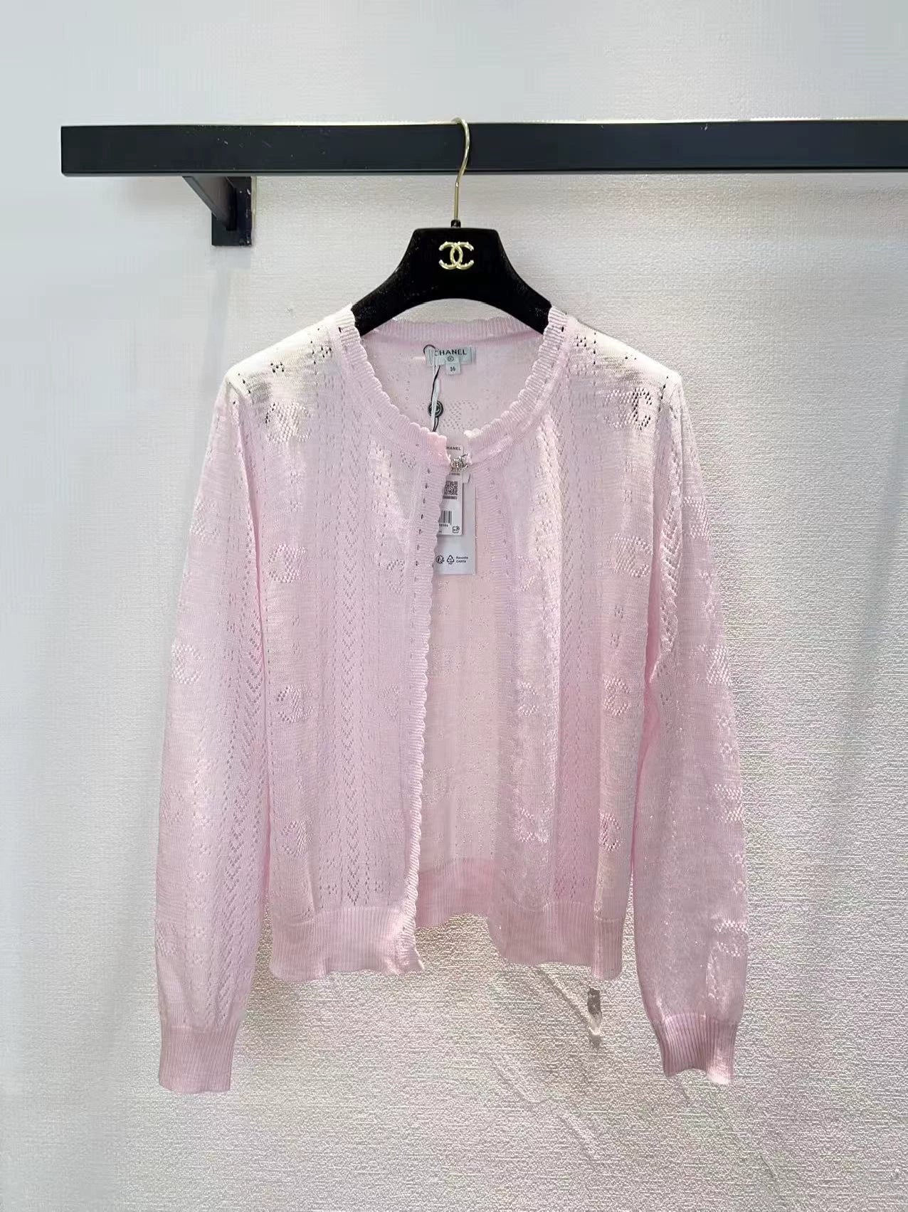 26ss Openwork cardigan