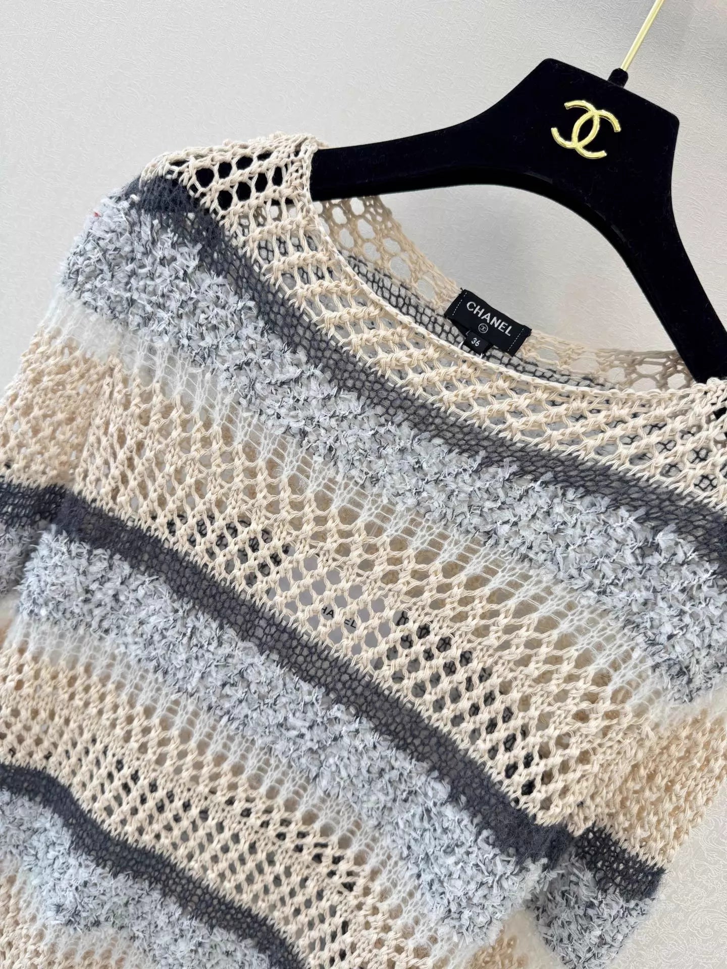 Openwork Knit Sweater